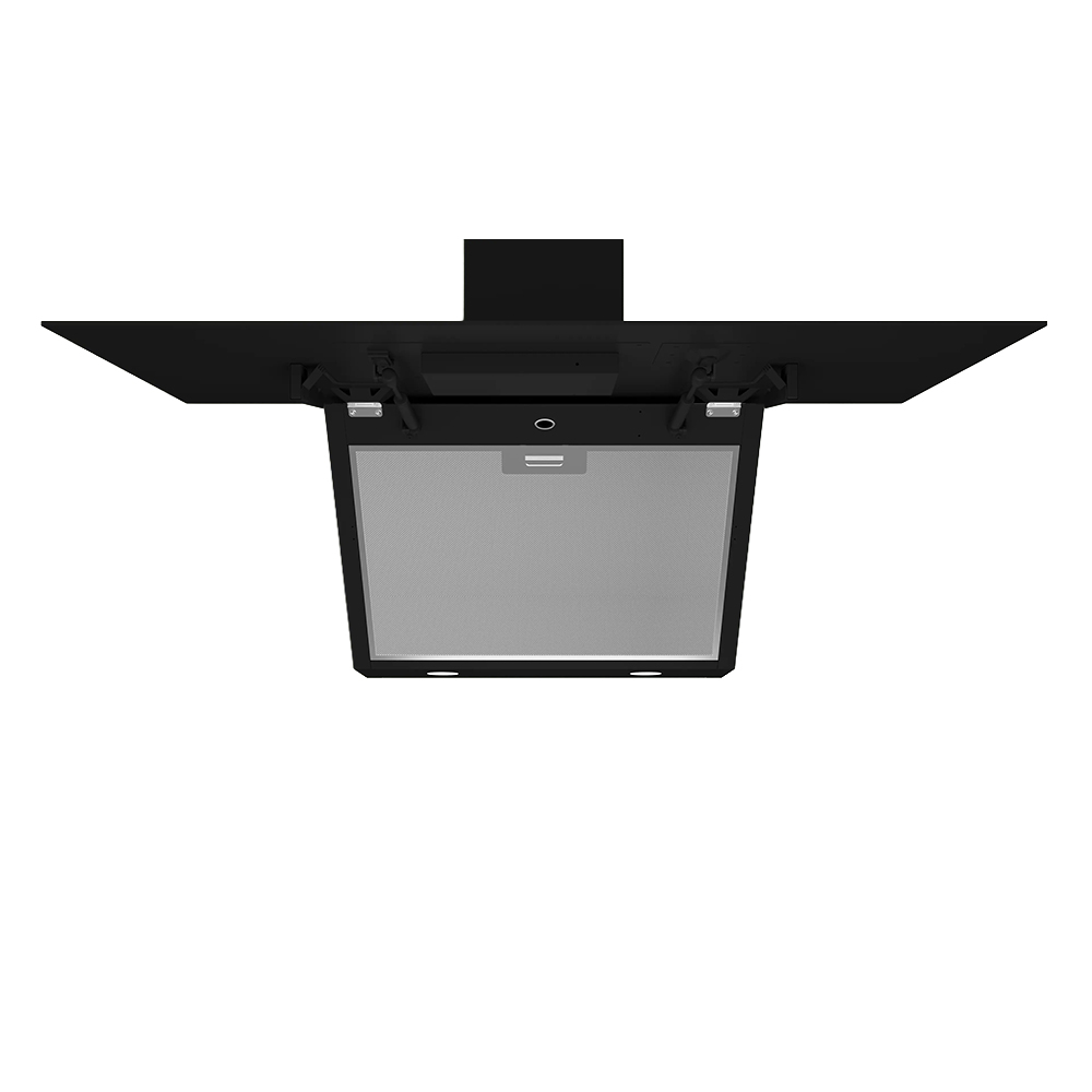 Serie 6 Duvar Tipi Davlumbaz 90 cm Siyah Cam, Siyah - Görsel 2
