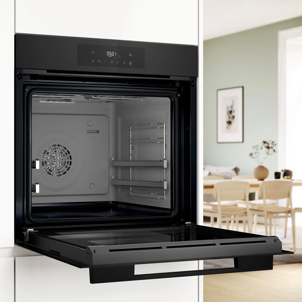 Serie 6 Built-in oven 60 x 60 cm Mat siyah - Görsel 2