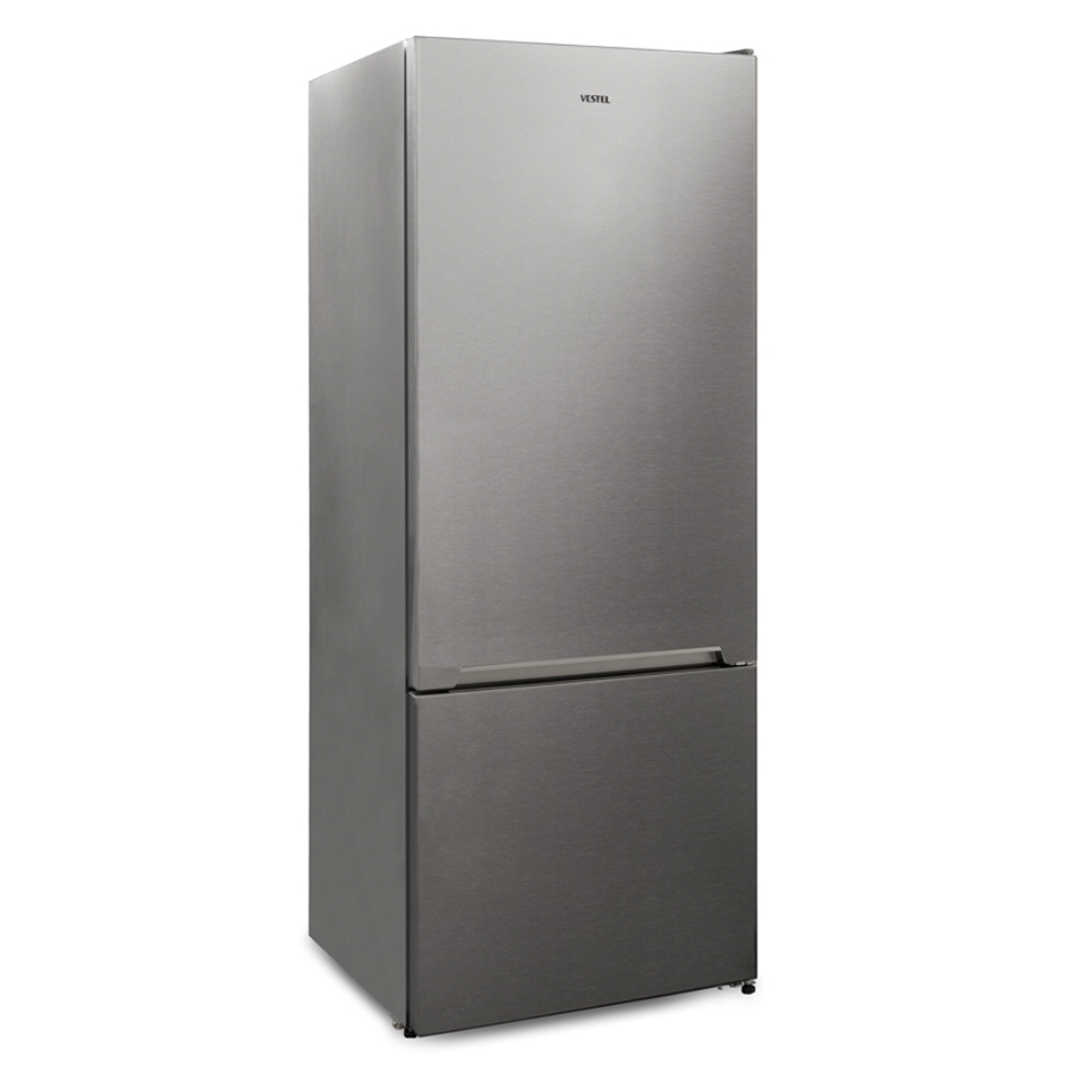 VESTEL ALTTAN DONDURUCULU BUZDOLABI 186x70 INOX - Görsel 3